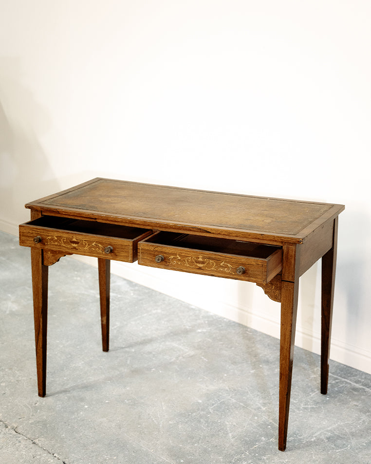 Leather Top Small Desk
