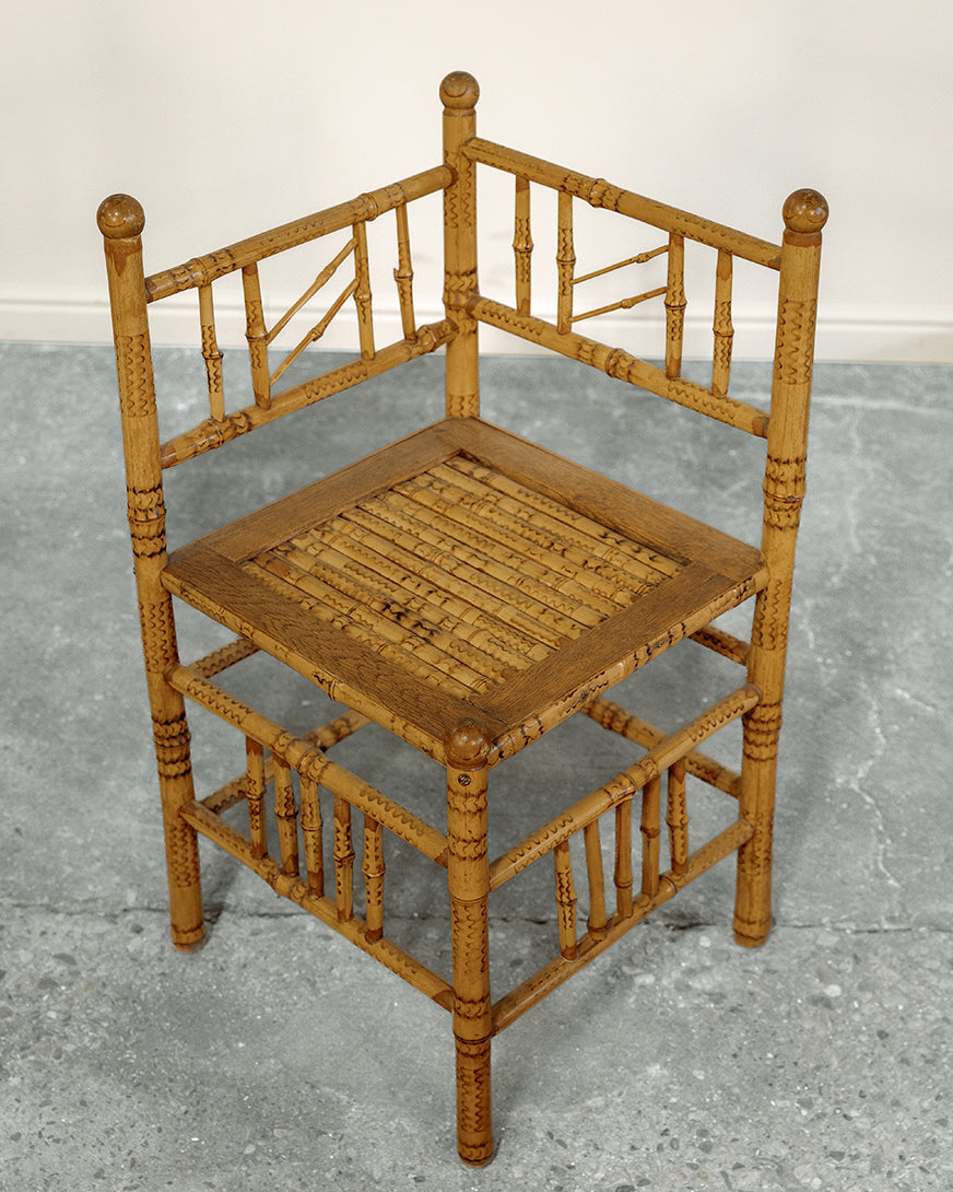 Bamboo Corner Chair