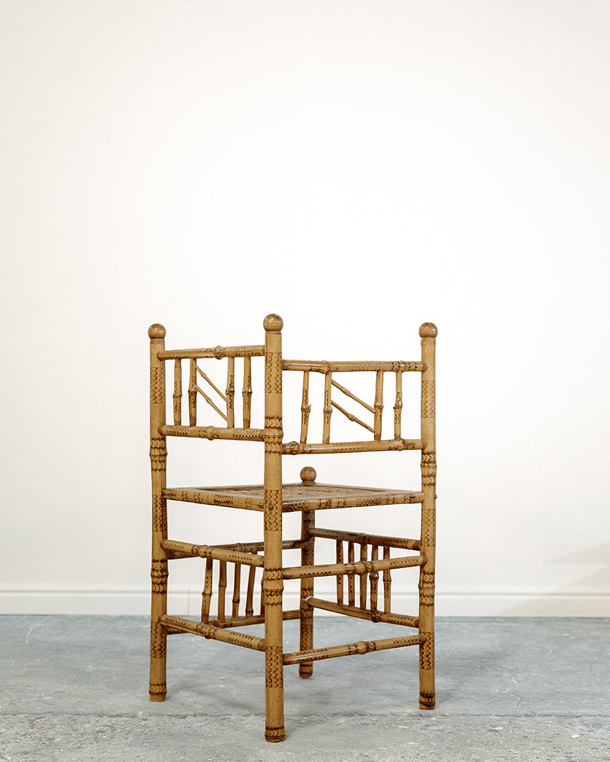 Bamboo Corner Chair