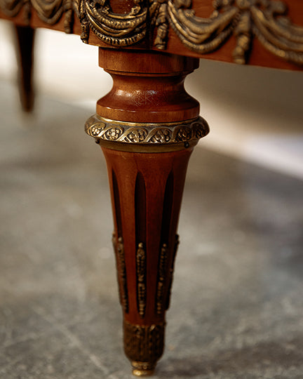French Curved Front China Cabinet