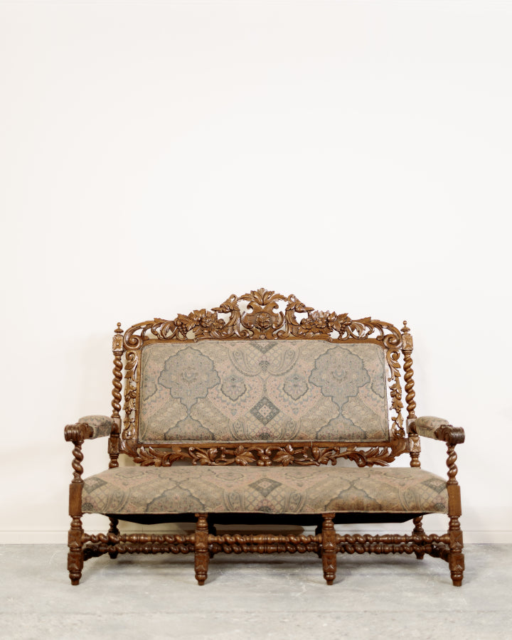 Hand Carved Bench