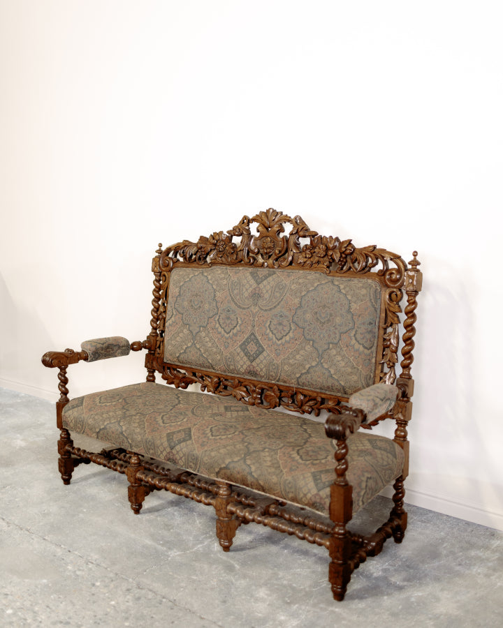 Hand Carved Bench