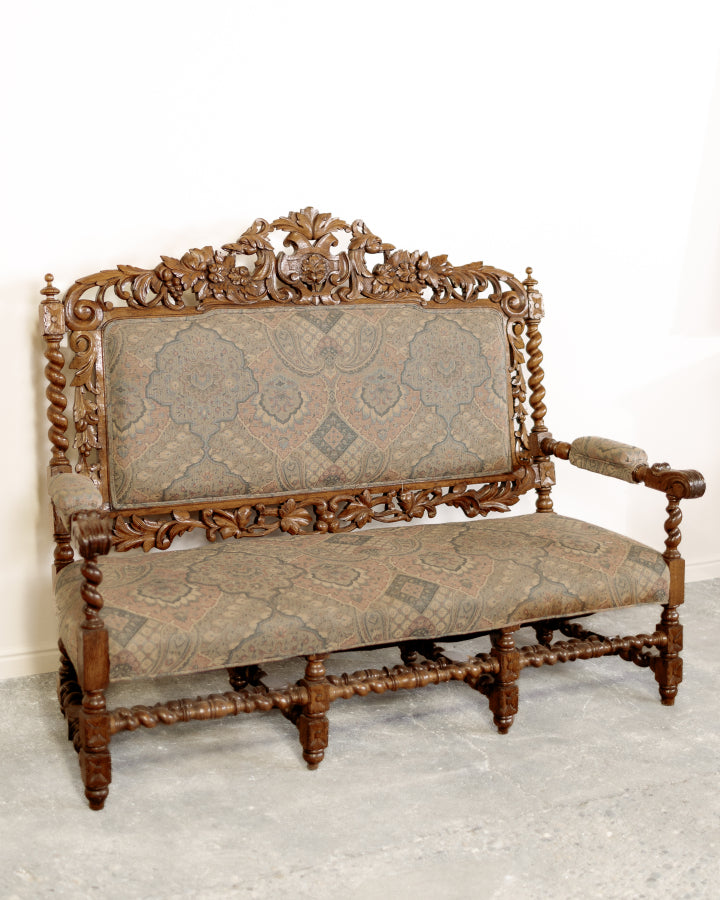 Hand Carved Bench