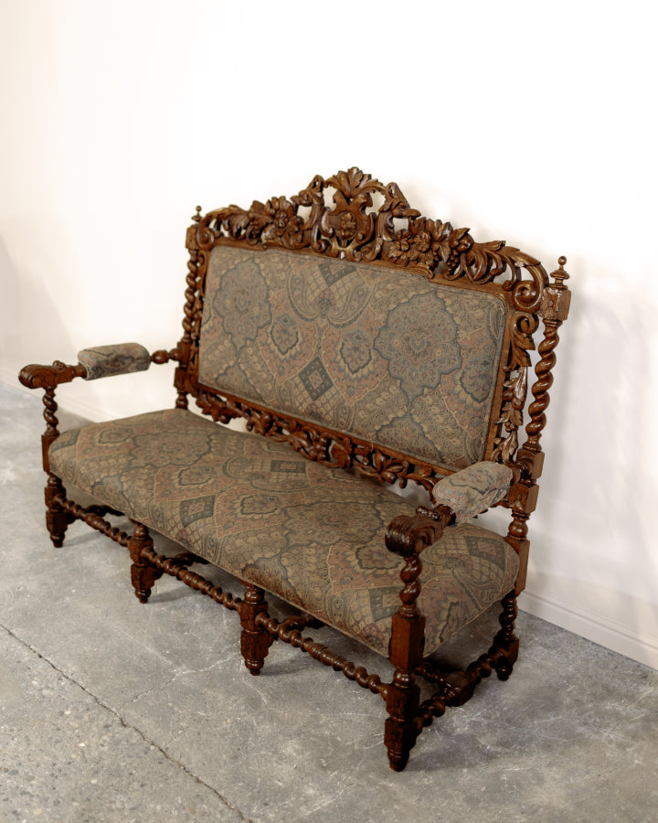 Hand Carved Bench