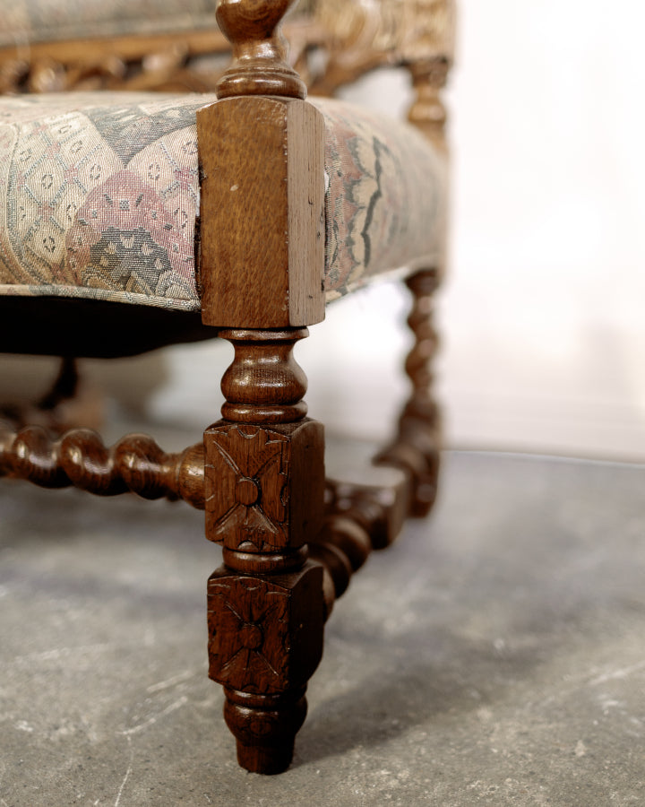 Hand Carved Bench