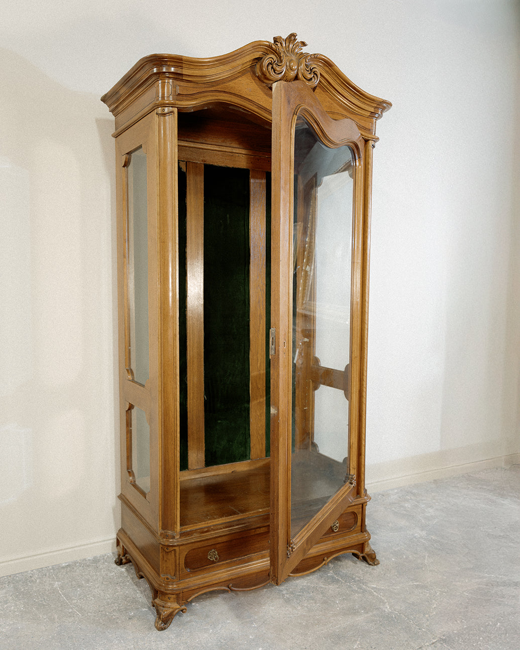 French Rosewood Display Cabinet