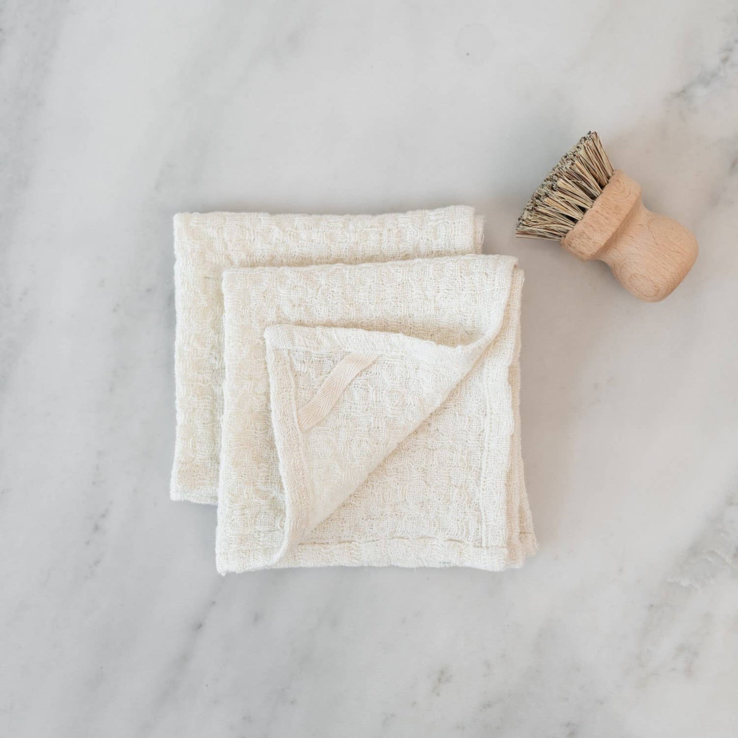 Cream Linen Dishcloths