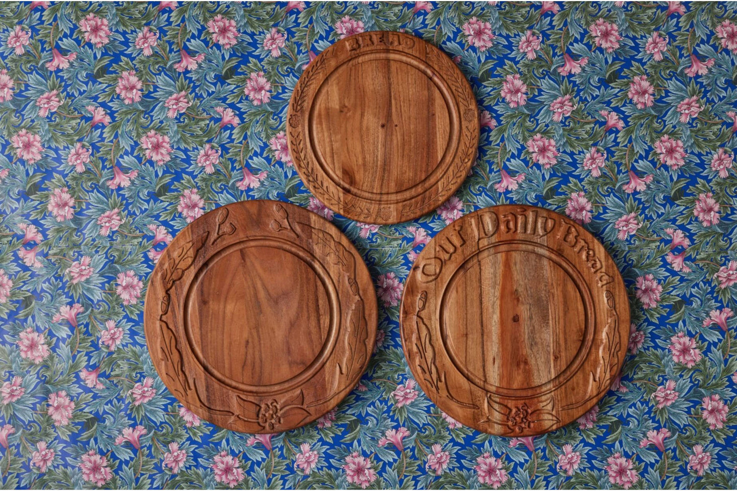 Vintage English Bread Board: Our Daily Bread