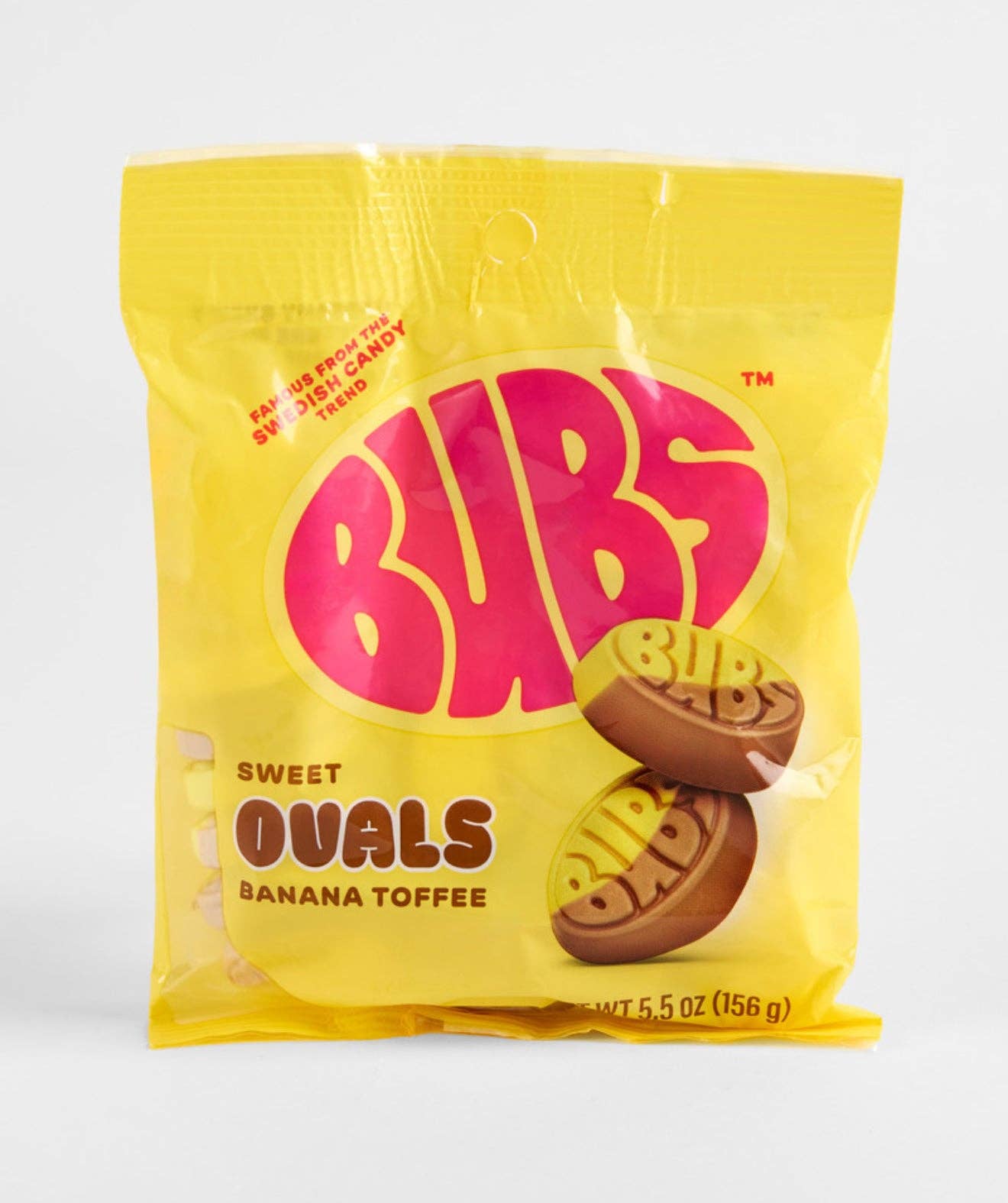 Bubs Swedish Candy Banana Toffee Ovals
