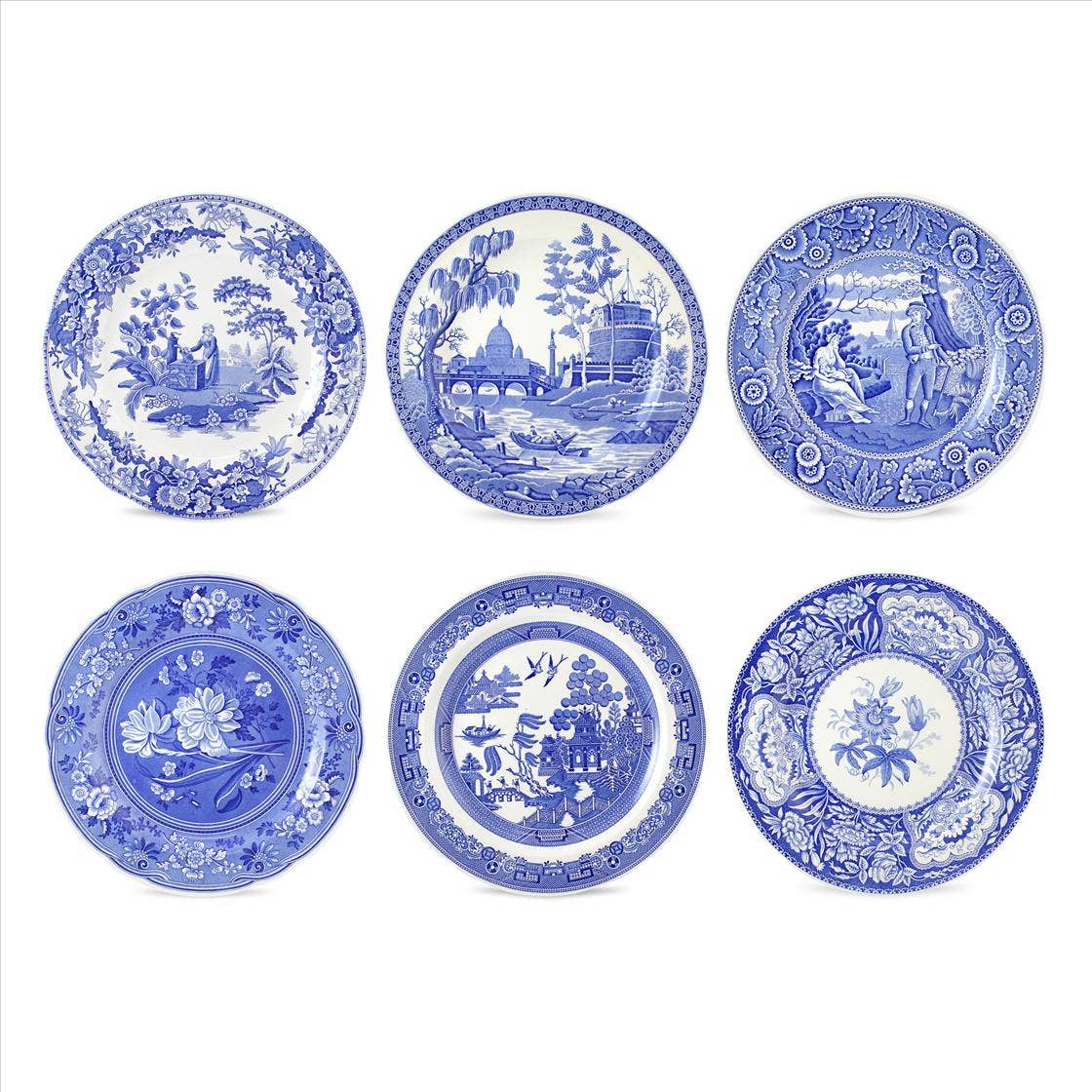Blue Room Georgian Plates 10.5" (set of 6)