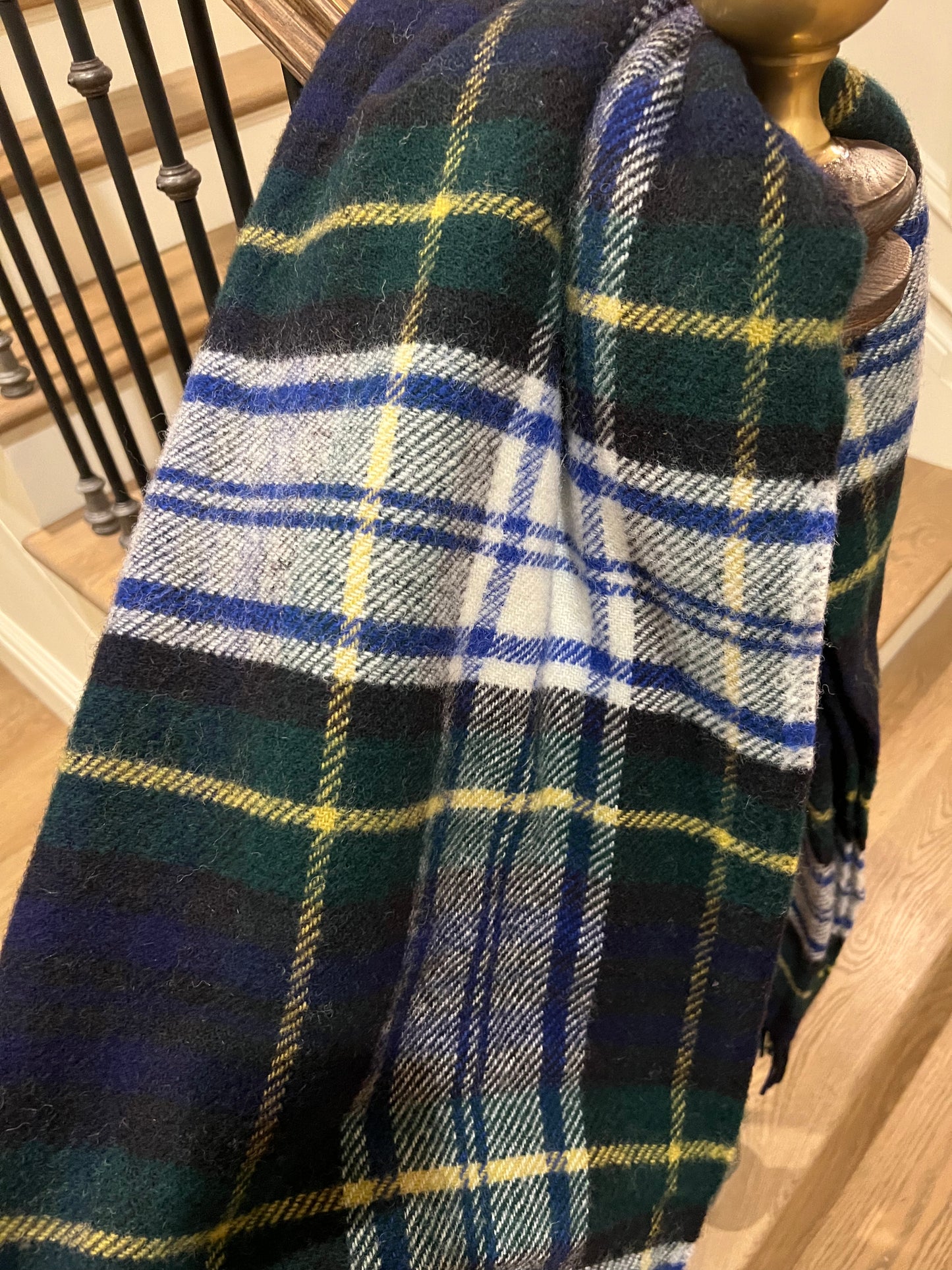 Wool Throw: Dress Gordon Tartan