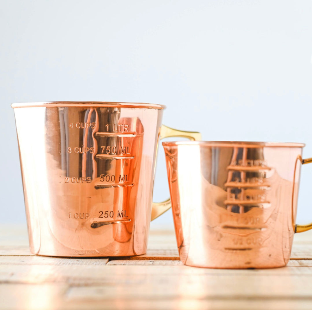 Copper Measuring Cup (4 Cup Size)