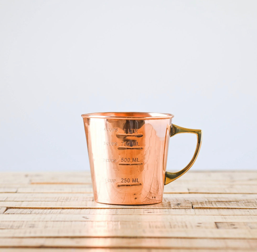 Copper Measuring Cup (4 Cup Size)