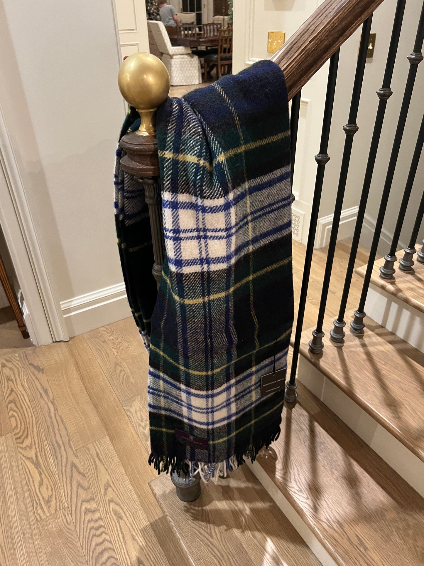 Wool Throw: Dress Gordon Tartan