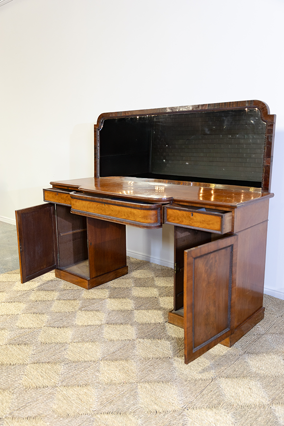 Victorian Mahogany Sideboard with Mirror