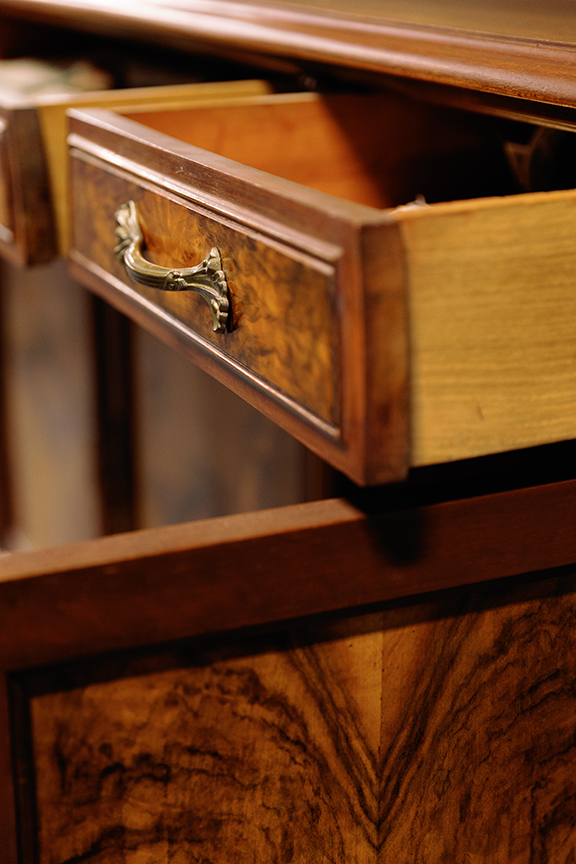 Majorelle 19th Century Empire Style Sideboard Mahogany Wood