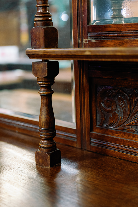 Victorian Carved Walnut Mirror Backed Sideboard