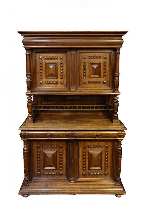 Jacobean Walnut Hutch/Sideboard