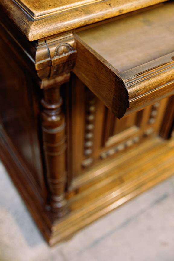 Jacobean Walnut Hutch/Sideboard