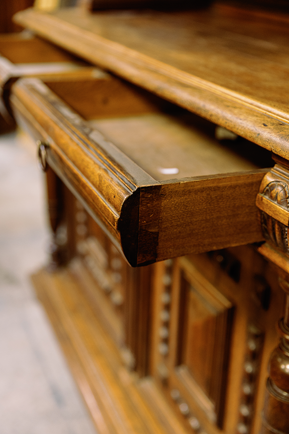 Jacobean Walnut Hutch/Sideboard