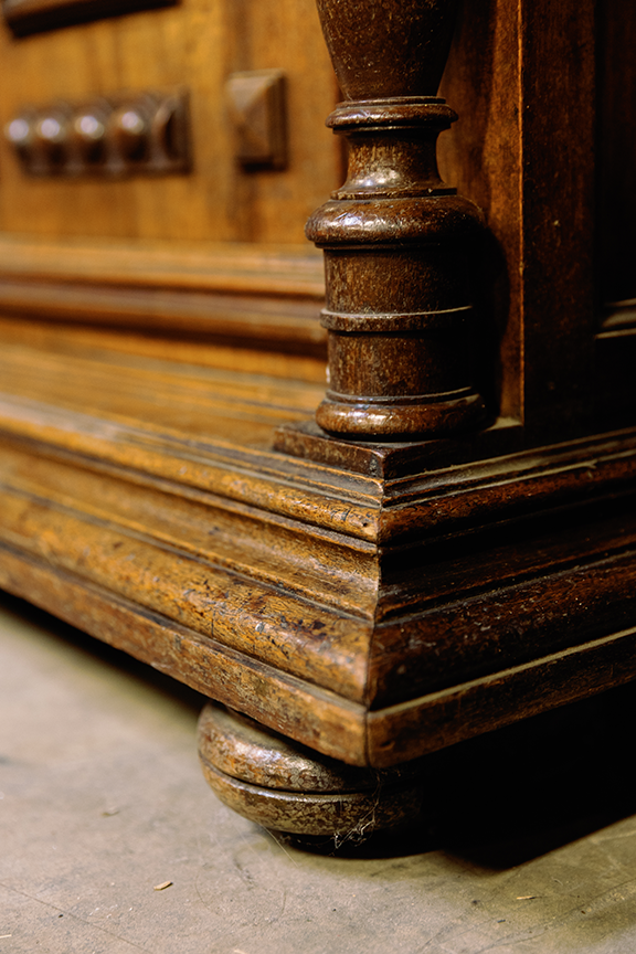 Jacobean Walnut Hutch/Sideboard