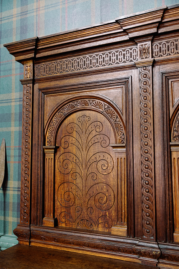 Jacobean Sideboard with backboard