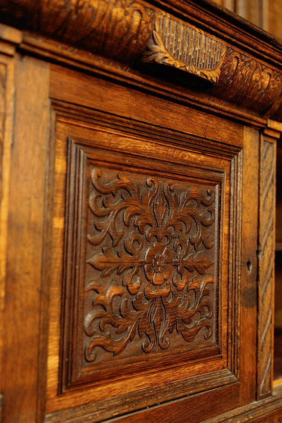 Jacobean Sideboard with backboard